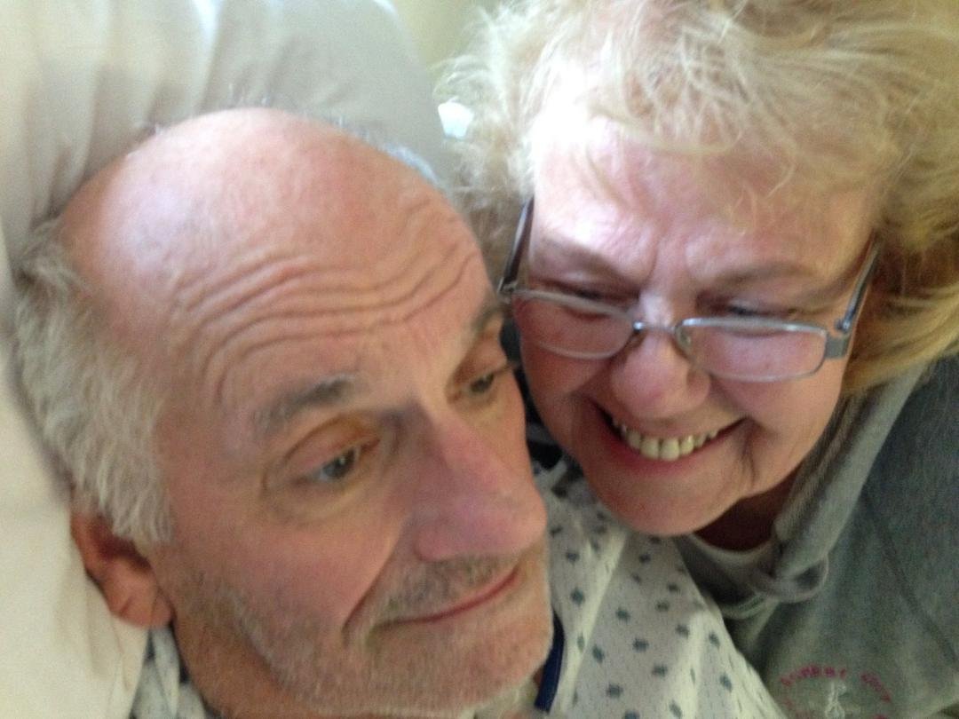 Picture of Len and I today:-). Happy