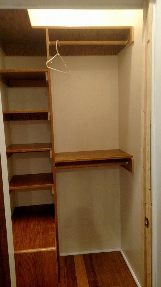 David's closet is finished! Only took a month😊