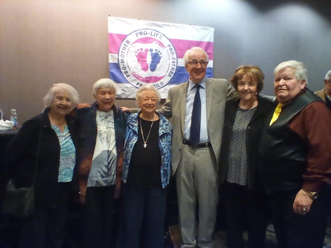 With Bob Joyce as he receives Thomas More award from Pro Life Legal Defense Fund