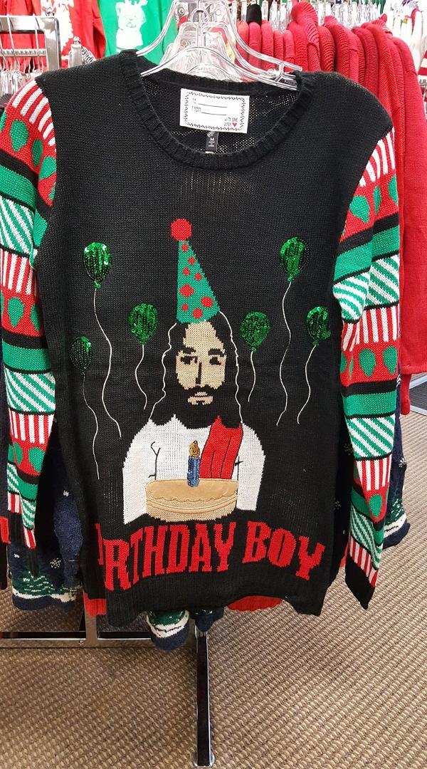 The ultimate tacky Christmas sweater at Ragstock!