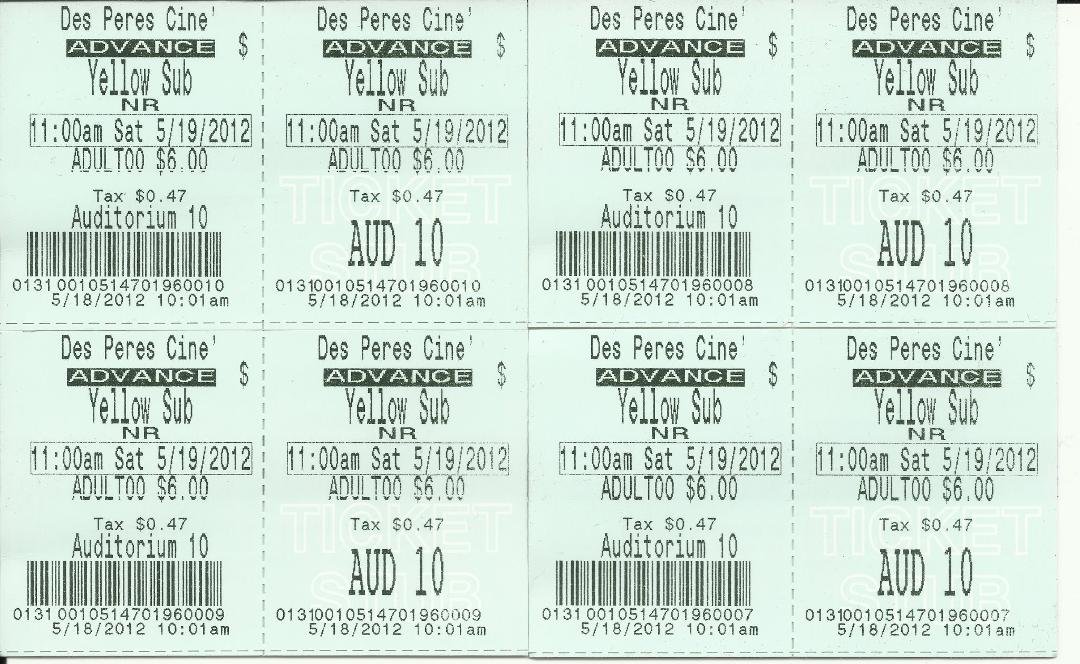 Be jealous. VERY jealous! At 11:00 later this a.m., I'm taking the fam to see the remastered YELLOW SUBMARINE in the theater!