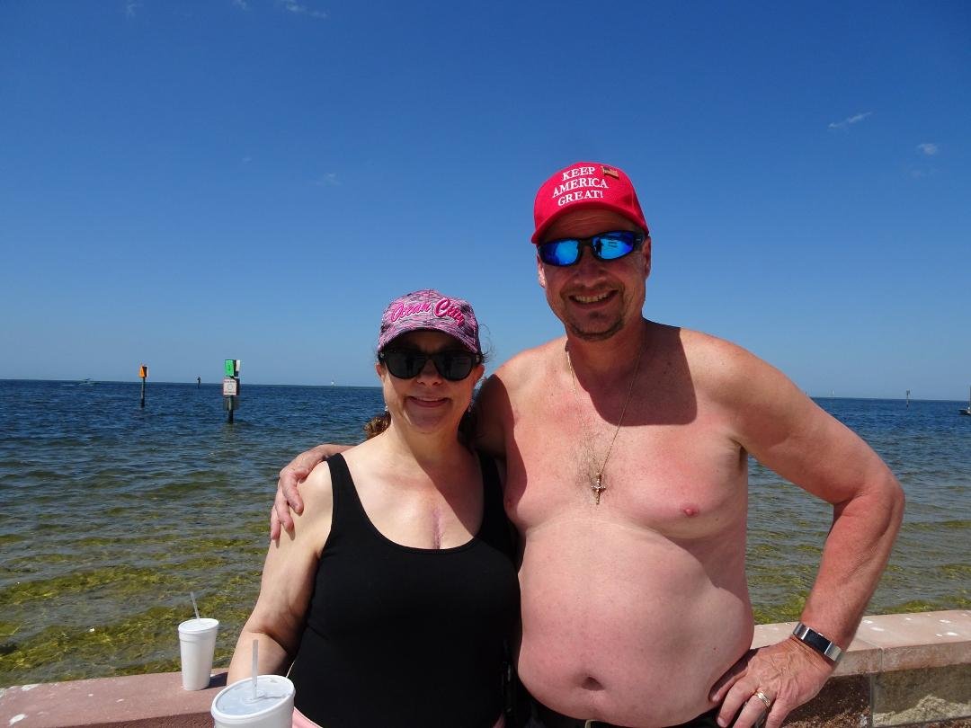 Happy anniversary in the church to my loving husband Greg. This was a pic when we were in Florida in March visiting Chris Pilski Fonseca 9/10/11