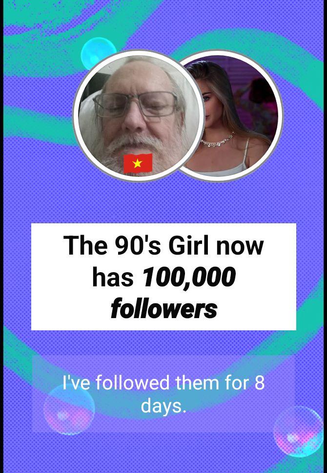 Happy to help The 90's Girl reach 100,000 followers