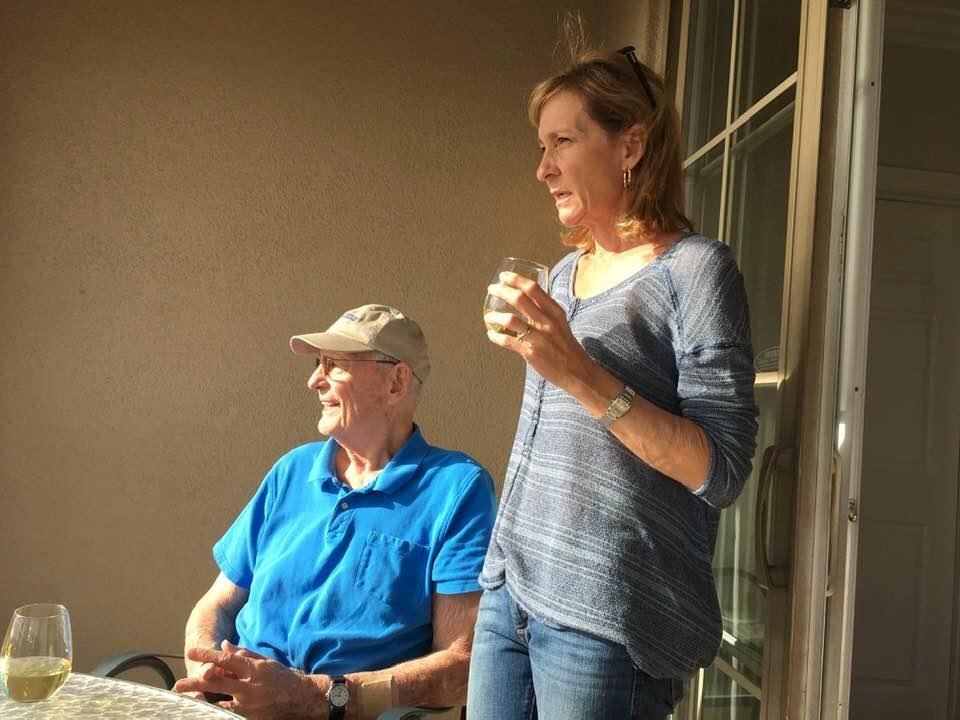 Happy Daughter’s Day to our lovely compassionate and loving daughter Karol. Enjoying the ocean view with her dad in Newport Beach, CA.