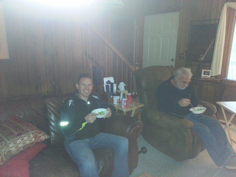 My cousin Robert and brother Billy