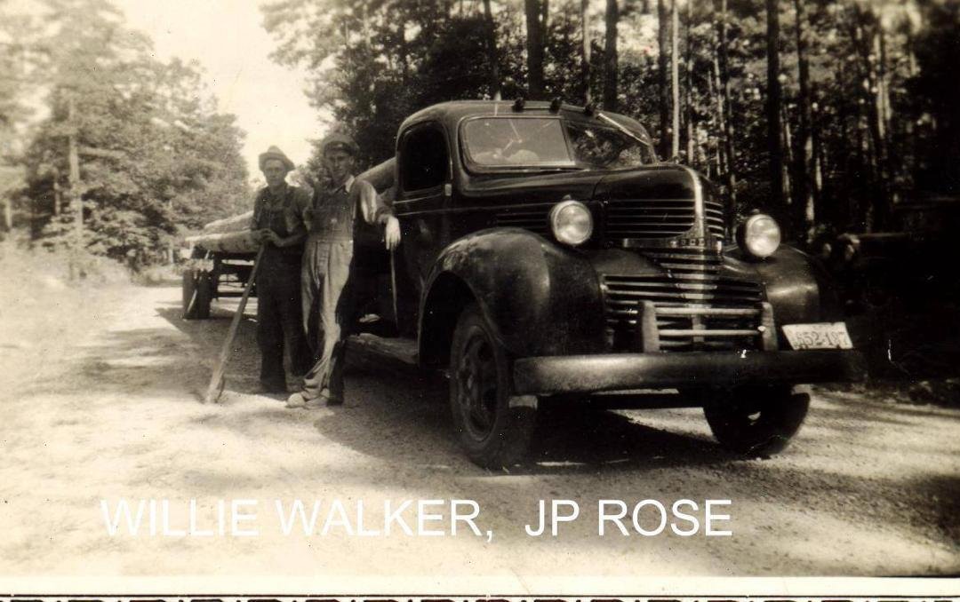 Uncle JP Rose and Grandpa Willie A Walker