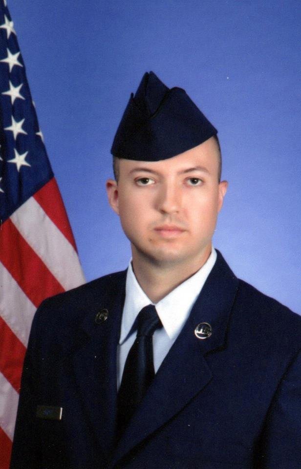 My handsome airman!