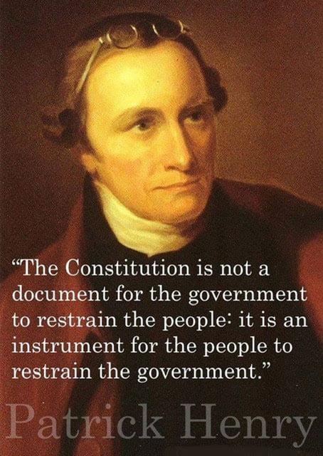 11th of a series of 15. There seems to be a question as to whether Patrick Henry actually said these exact words. But if you google his name and quotations, you will find the words are very much in tune with his philosophy.