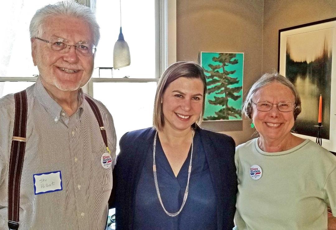 Elyssa Slotkin is running In Michigan's 8th Congressional District for the U.S. House.  She is a native from Michigan, served with the CIA in Iraq, and was appointed to the NSC (National Security Staff) by President George 