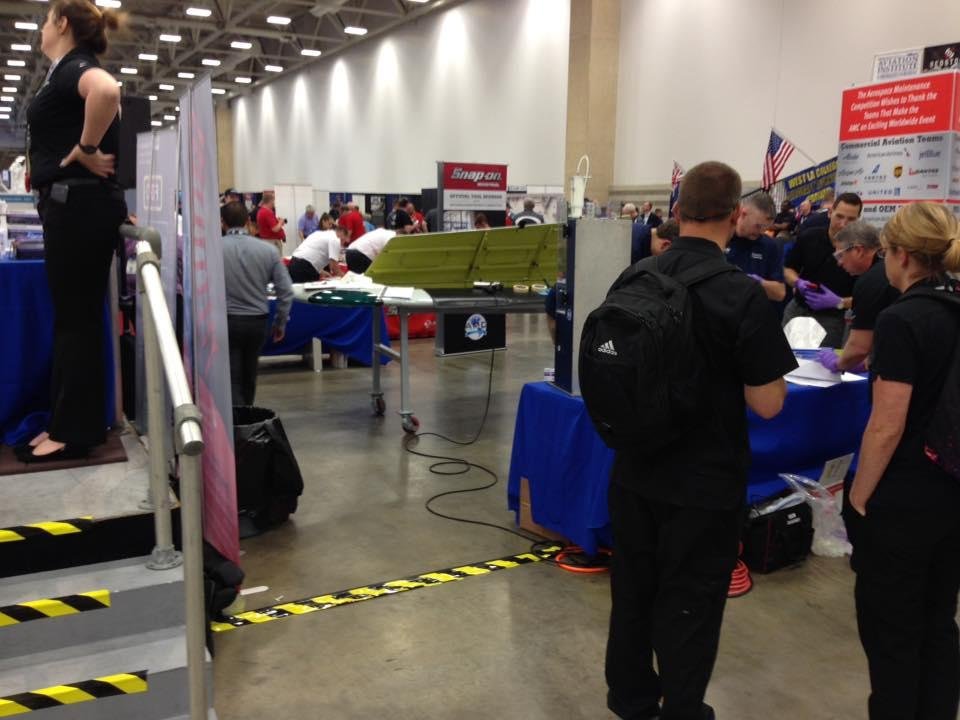 Aviation Maintenance Competition underway at the Dallas Convention Center