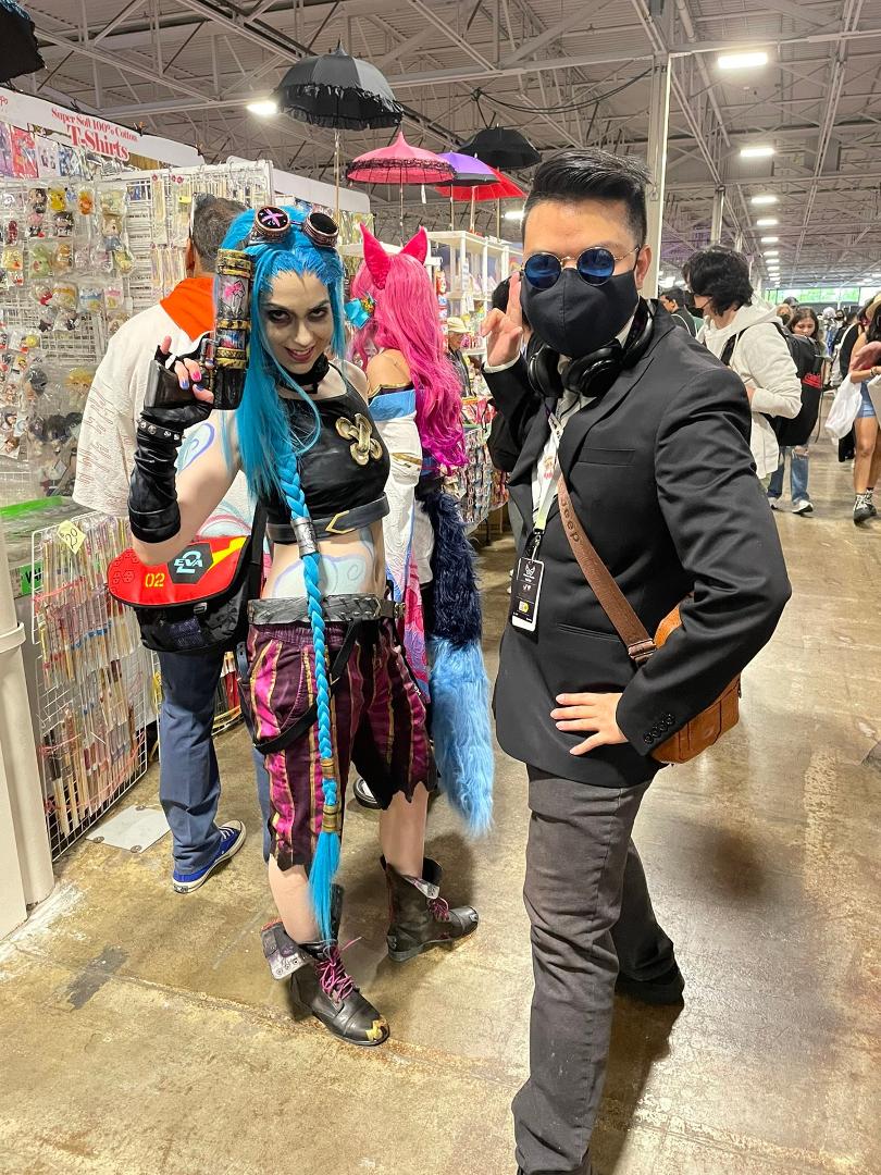 Me and Jinx cosplayer