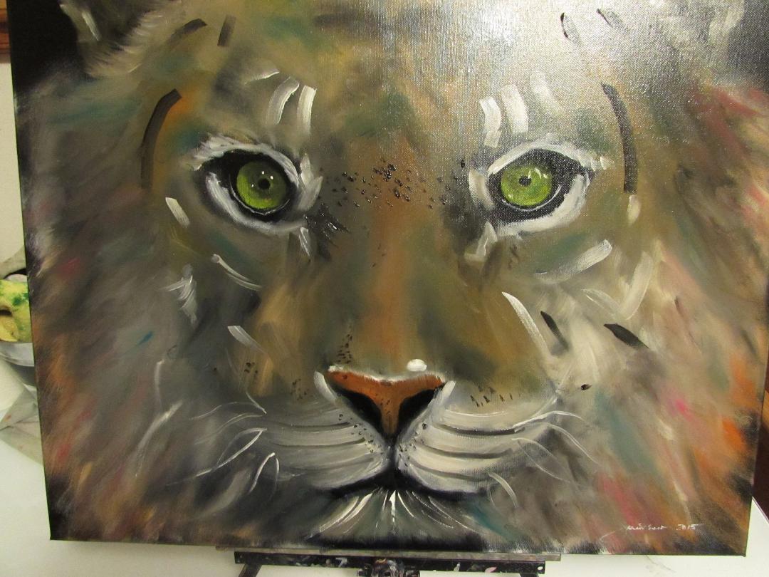 Just varnished my tiger.....