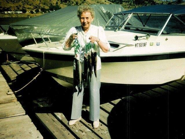 Back in the '70s, my mom went fishing on the Missouri with my dad and uncle. Guess who was the only one to catch any fish? #TBT