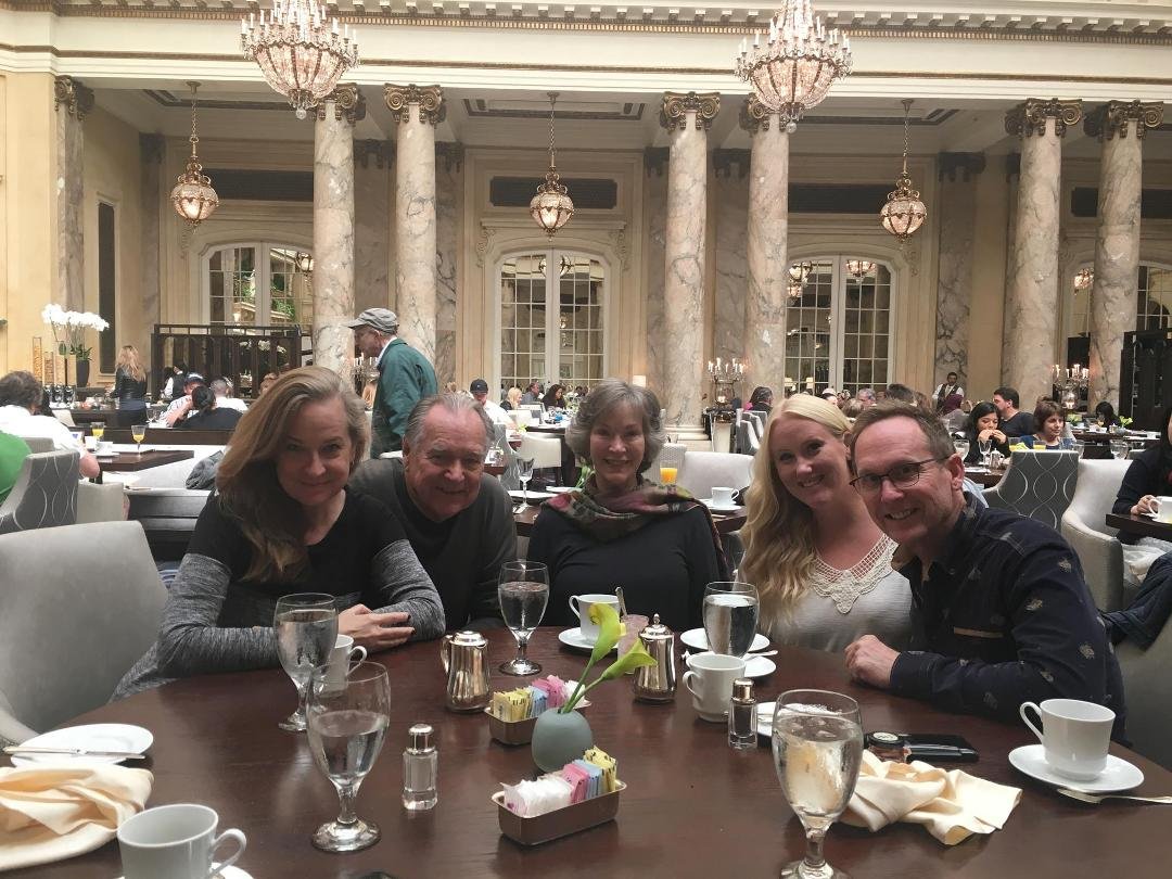 Fancy schmancie brunch in San Fran.