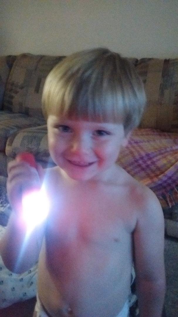My three year old nephew