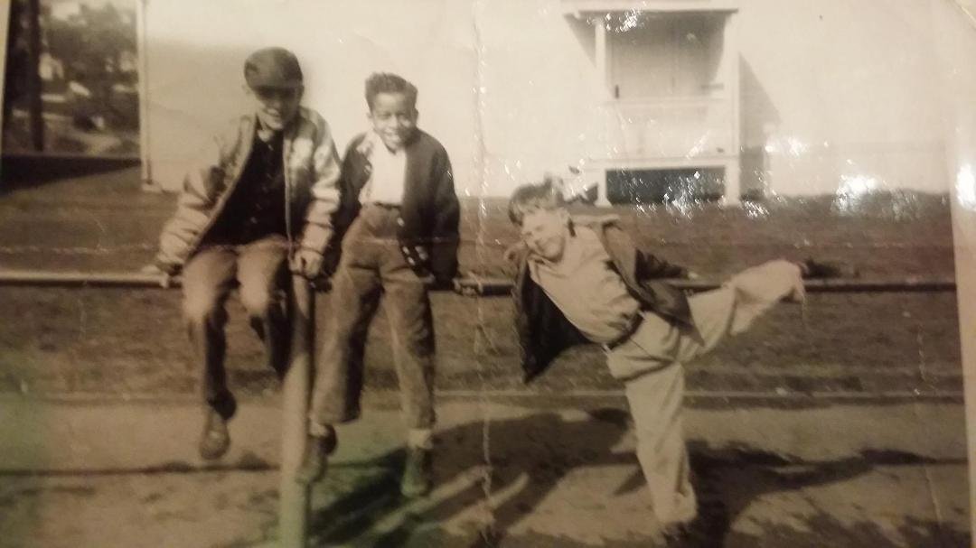 When boys hung out on bars, and later as Men we hang out at Bars. Picture from Harrison Elementary 1st Grade.