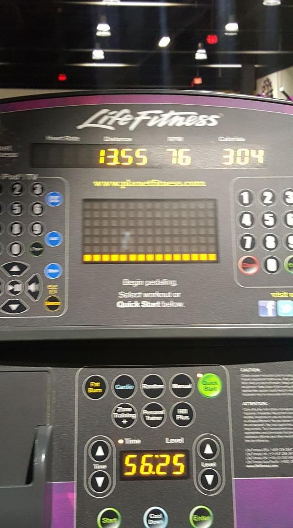 I'm going to do 15 miles then off to some abs. Who  coming down ⬇?
