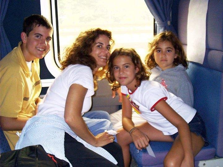 On board the sleeping car and heading for Manhattan during the summer of 2003.