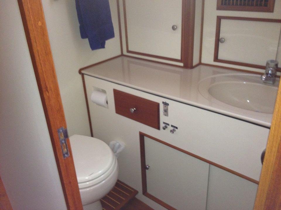 Our son's boat