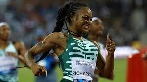 She's back with a new attitude ShaCarrl Richardson fastest time this year