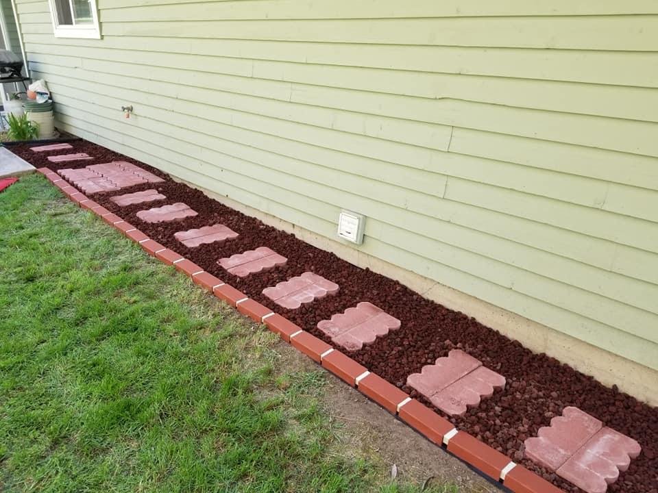Planter pads complete