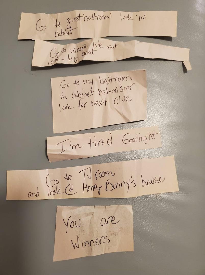 Scavenger Hunt fun with my little buddies