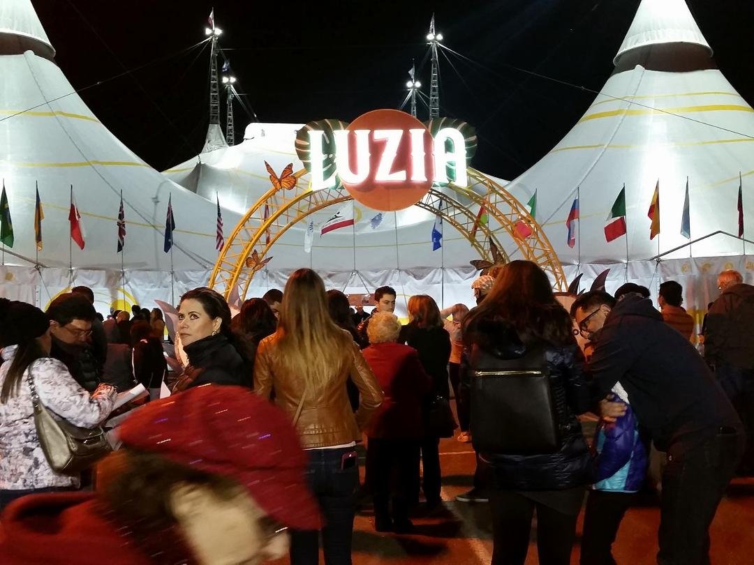 So there we are at Cirque du Soleil.