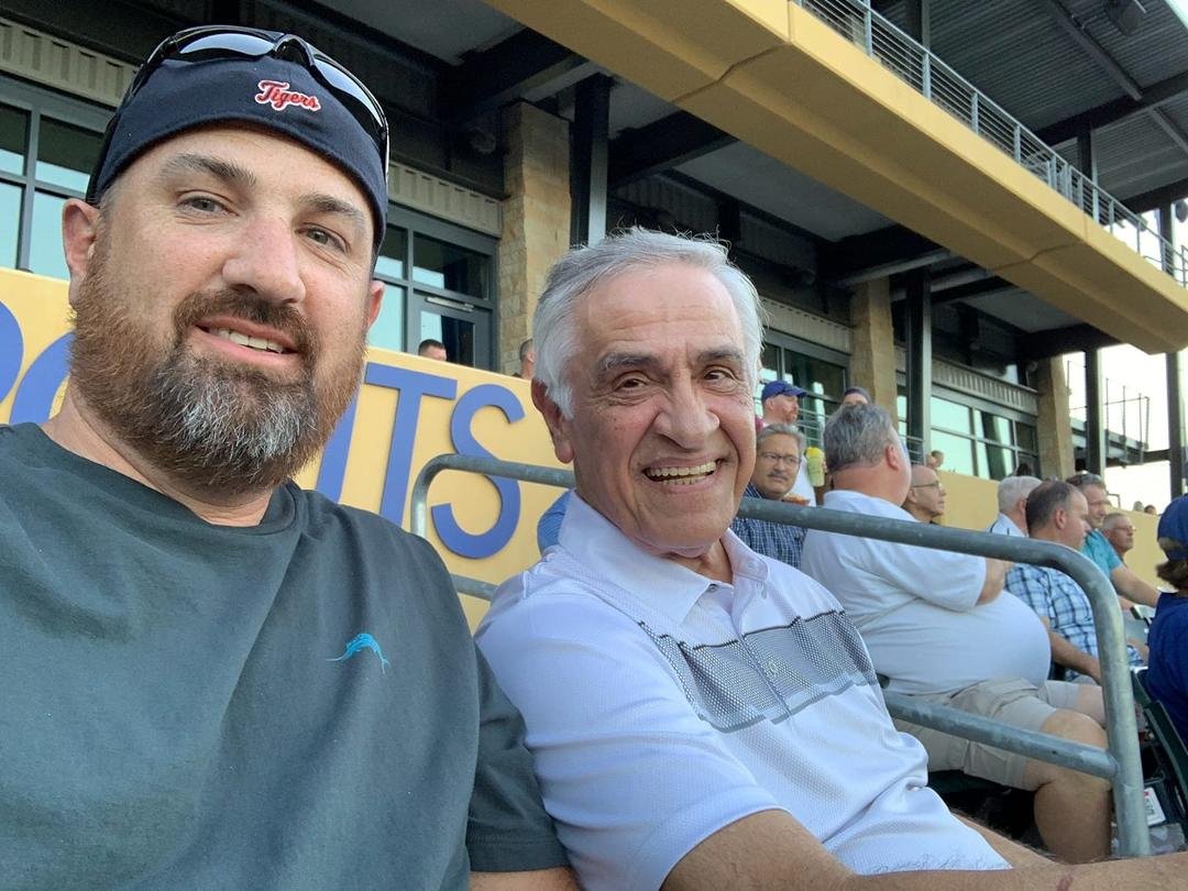 Baseball night in Omaha.