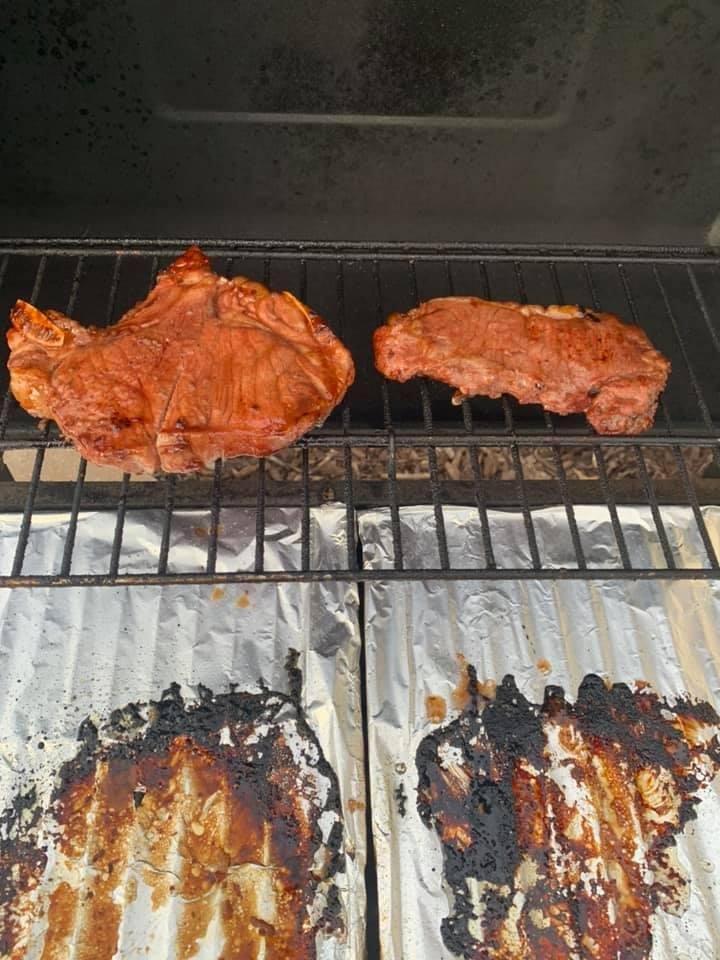 Steaks before the snowstorm!!!