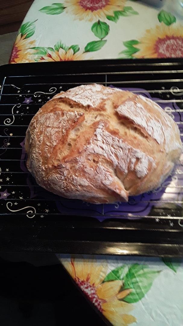 Snowy day so made a pot of Italian Lentil Soup and needed some crunchy bread to go with it. Just came out of oven so both will be ready for supper! I can't wait! 👩🍳