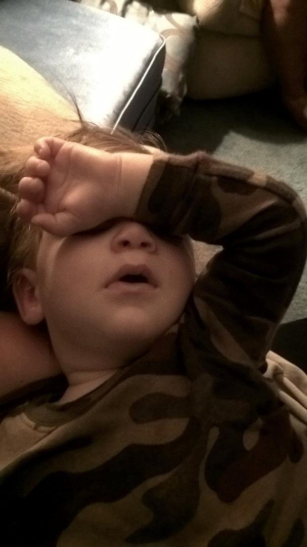 Think he's tired?