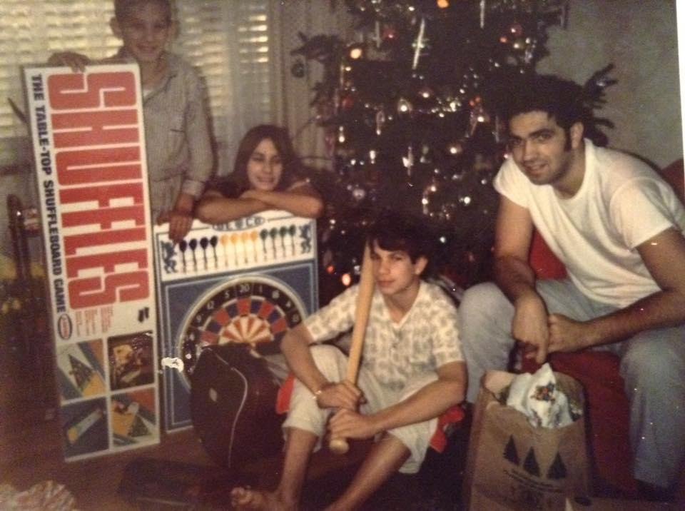 Happy Siblings Day....back in the Stone Age when kids used wood bats...lol