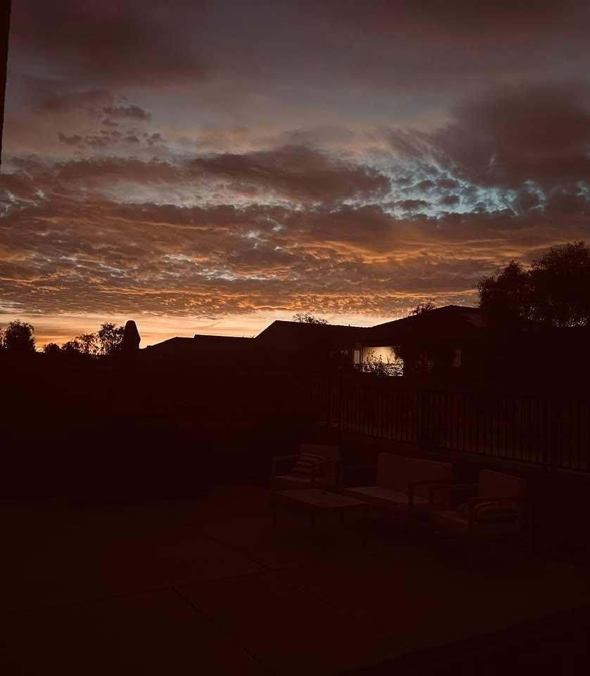 Predawn in the desert…