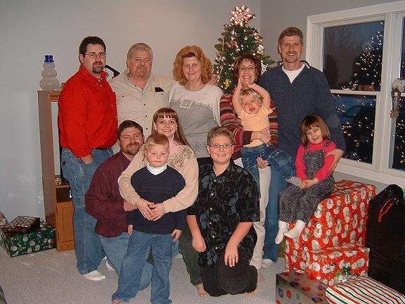 Christamas at our oldest son's house 2006