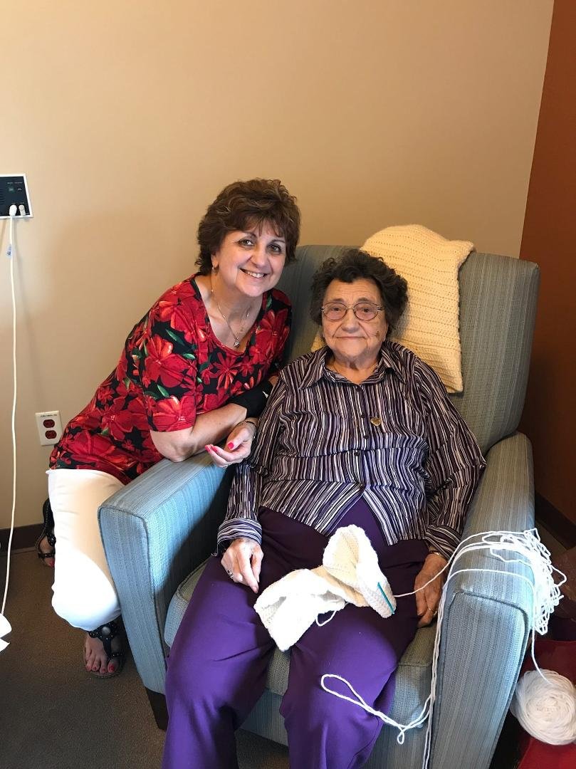 I am entering the challenge to post a picture of my mom .Love you mom