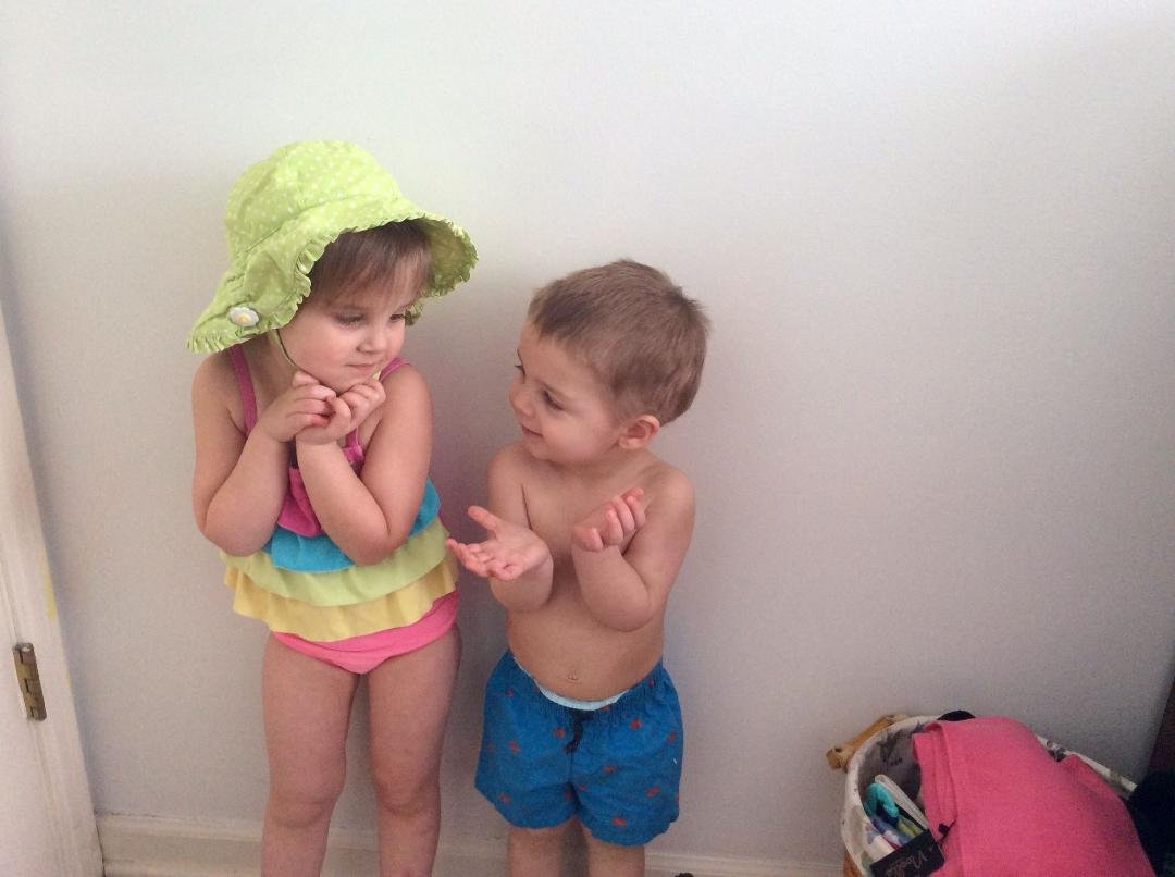 When will the pool open, Grandpa?