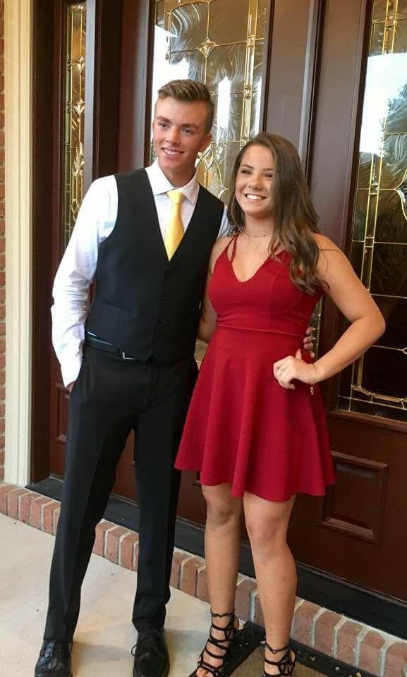 Justin on his way to homecoming. He is sooooo handsome (I'm allowed to say that cuz I'm his grandma)