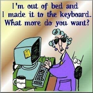 Maxine's got it right!