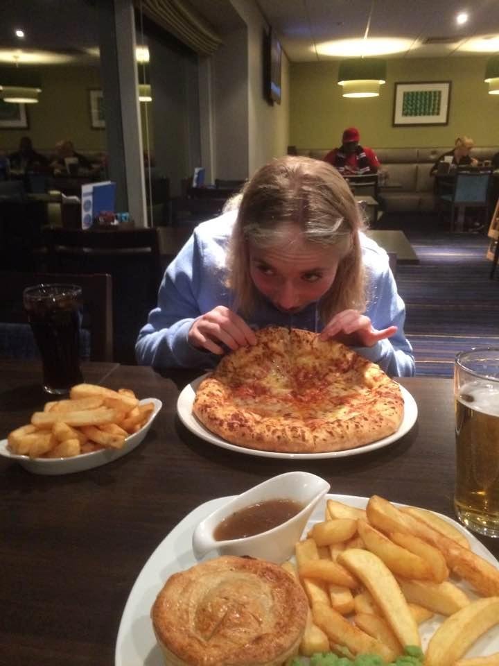 I think Ellie's hungry xx