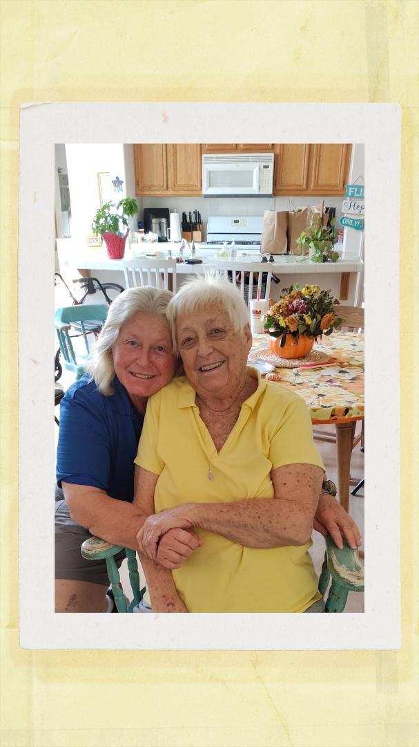 Just me and Mom! Love her always 💞