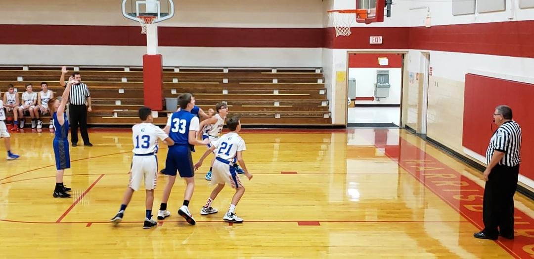 Sam's first official game playing Russellville