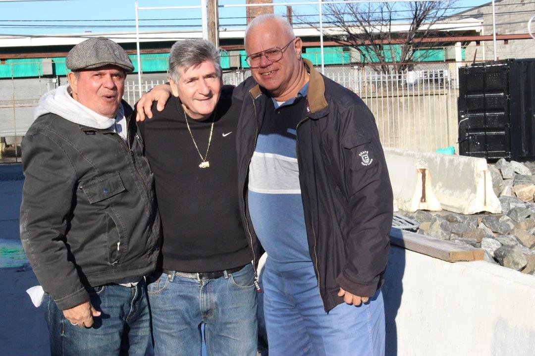 It was great seeing my childhood friends, George and Patty, in Brooklyn yesterday! What a pleasant surprise!