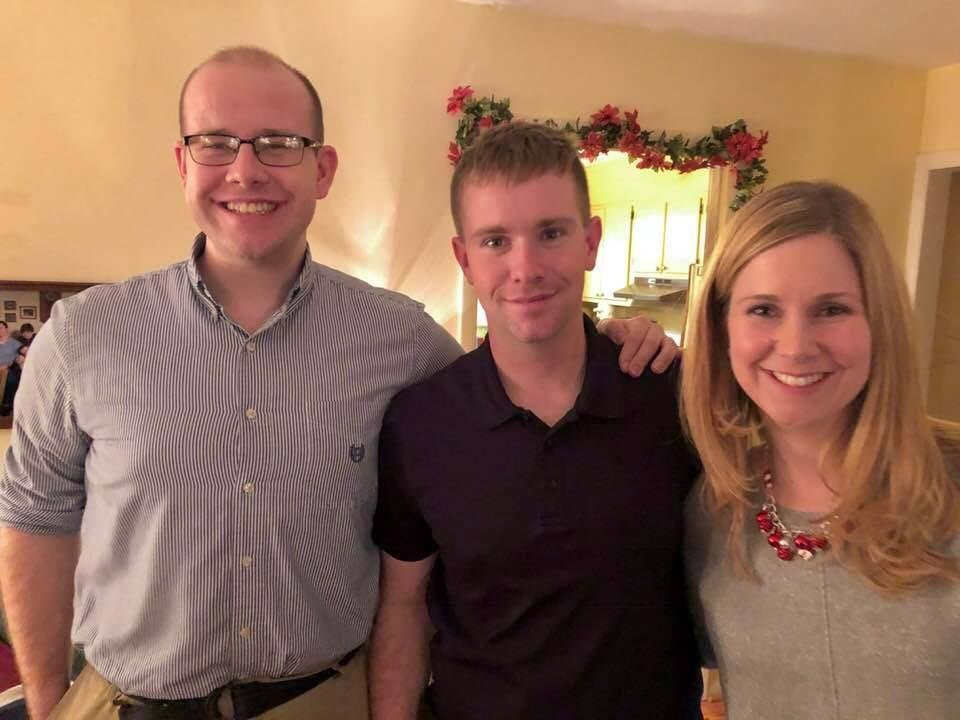My Three grown children together at Christmas this year