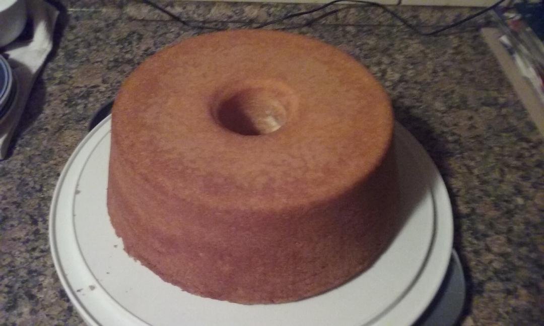 Made a Christmas pound cake.