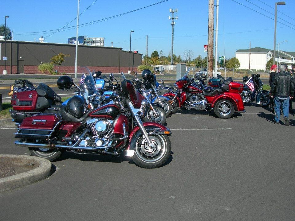 Getting ready to ride.