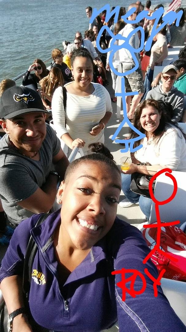 Smorgasburg with the whole family except Marcus.