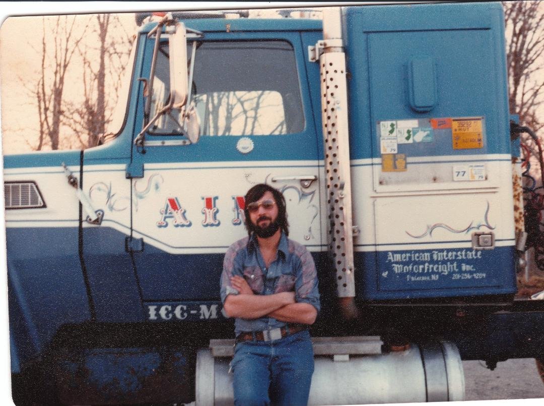 Days gone by . Me when I had my own trucks and trucking was enjoyable