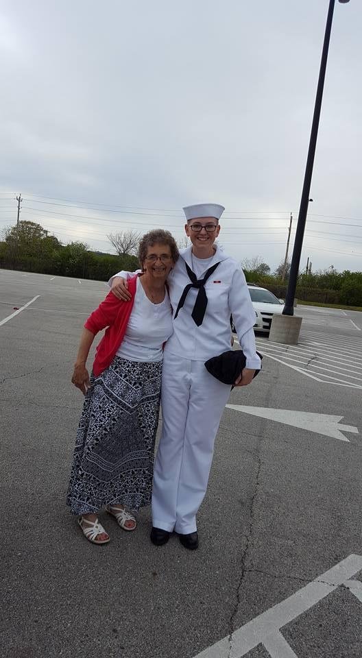 My niece the sailor. Congratulations Paige Webb
