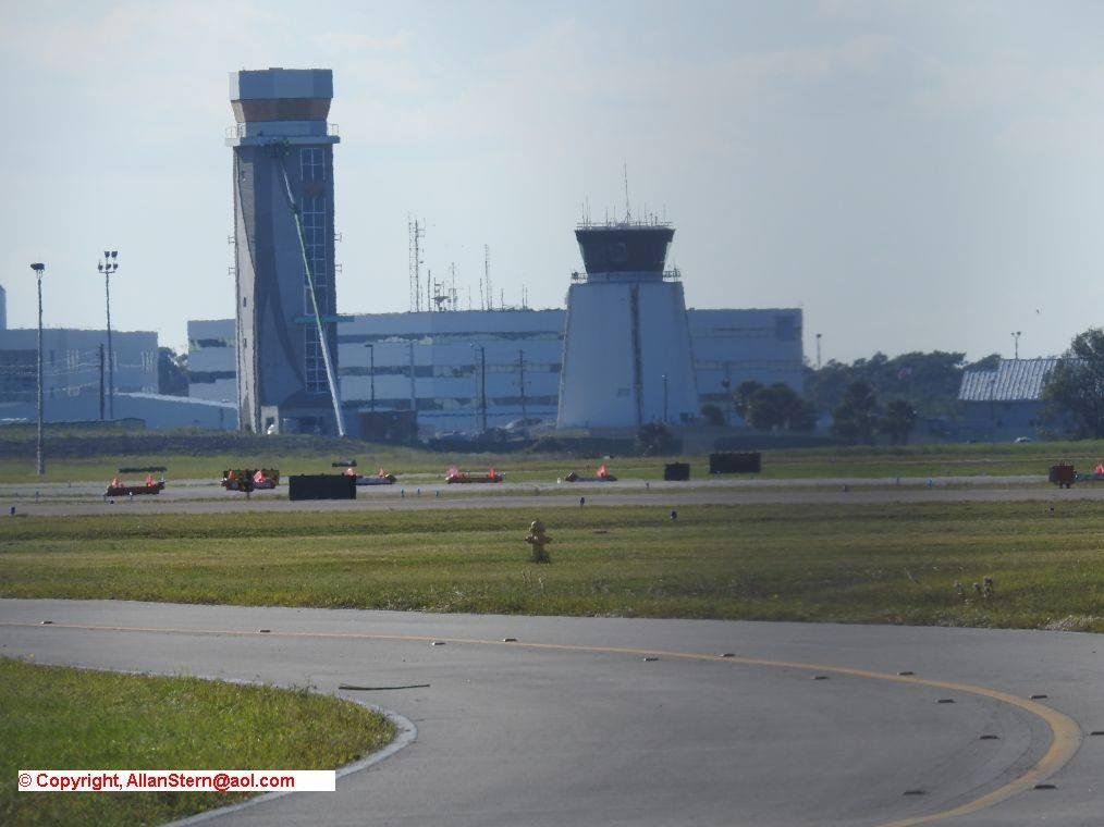 I stopped by Melbourne Intl Airport (FL) the other day and noticed that they have made a lot of progress in the construction of the new Air Traffic Control Tower; it is expected to be in service next year.
(Satellite Beach