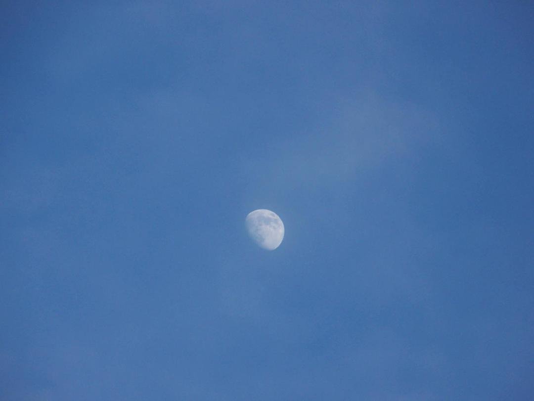 Moon in the day
